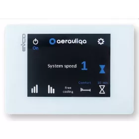   Aerauliqa CTRL-HO digitális fali szabályozó egység Orion szellőztetőkhöz