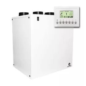   AERAULIQA QR-280A központi hővisszanyerős szellőztető LCD kijelzős vezérléssel