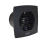 Cata UC-12 Hygro fekete ventilátor utószellőztető és páraérzékelő funkcióval, fordulatszám állítási lehetőséggel, pillangószeleppel