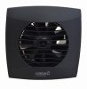 Cata UC-12 Hygro fekete ventilátor utószellőztető és páraérzékelő funkcióval, fordulatszám állítási lehetőséggel, pillangószeleppel