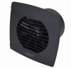 Cata UC-12 Hygro fekete ventilátor utószellőztető és páraérzékelő funkcióval, fordulatszám állítási lehetőséggel, pillangószeleppel