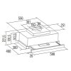 CATA - Páraelszívó TFH-6830/A GBK LED brushless fekete
