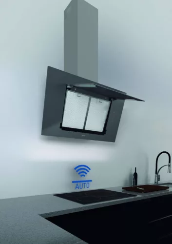 CATA OUTLET - Páraelszívó THALASSA 900 XGBK/F fekete Hob to Hood - Kiállított bemutató termék!