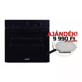   CATA - Beépíthető sütő MDS-8007 FB+AIR FRYER tepsi + Ajándék pizzasütő szett