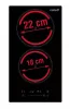 CATA - Beépíthető domino indukciós főzőlap ISB-3102 BK/A