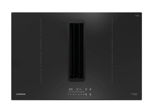NODOR - NorCoock N8426 BK FLOW-IN indukciós főzőlap beépített elszívóval