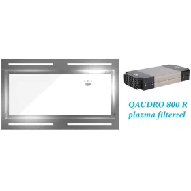   NODOR - Páraelszívó NorBreeze ISLA DEIMOS 1000 RF Inox/Fehér hob to hood + plazma filter QUADRO 800 R