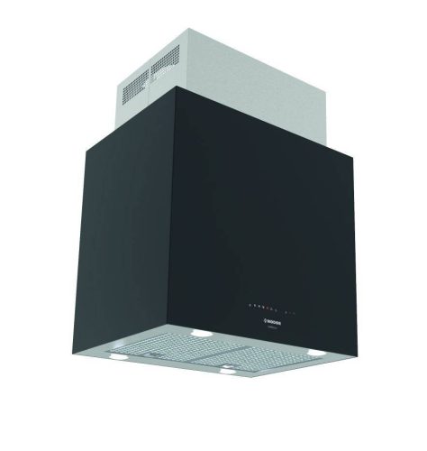 Nodor - Páraelszívó NorBreeze ISLA CUBE GLASS ECO 60 BK/A Hob to Hood