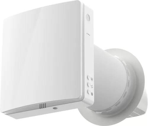 HOLTOP/AIRWOODS AV-TTW5-W egyhelyiséges hővisszanyerős szellőztető automata zsaluval, WiFi csatlakozással, páraérzékelő szenzorral, pollenszűrővel
