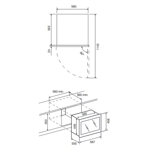 ELICA - Beépíthető borhűtő VERITAS BI24 BL