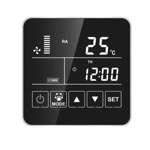 HOLTOP Eco-Smart Pro Plus XHBQ-D3.5 DMTHC központi hővisszanyerős szellőztető entalpia hőcserélővel, LCD kijelzős vezérléssel, WiFi-vel